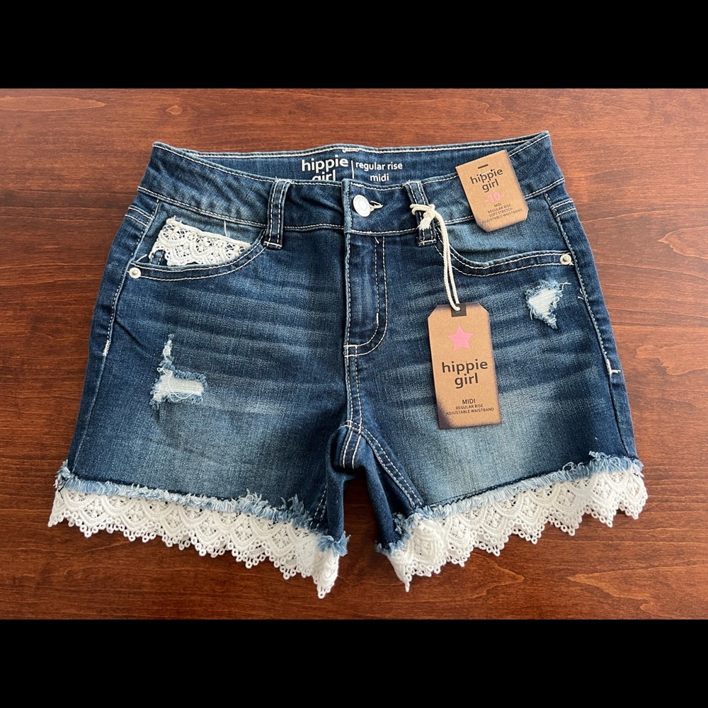 Hippie Girl Jean Shorts